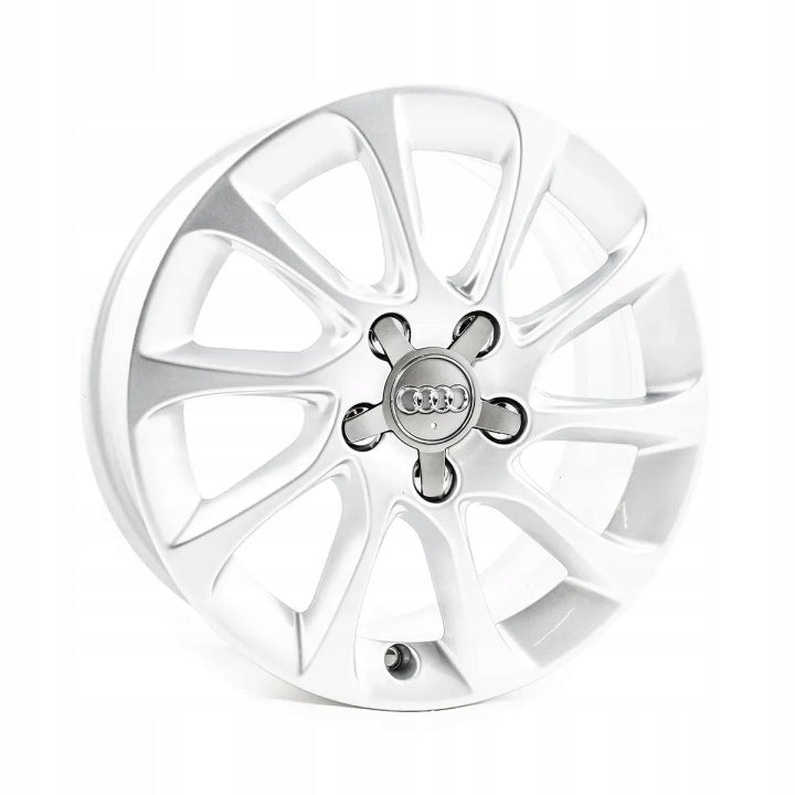 4x Alufelge 16 Zoll 6.5" 5x112 46ET Glanz Silber Audi Rim Wheel FEL3025761706kp