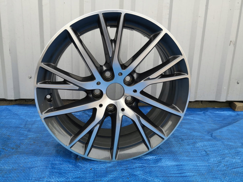 1x Alufelge 17 Zoll 7.0" 5x112 47ET Glanz Grau 7849122 BMW F45 1 F40 F46 Mg