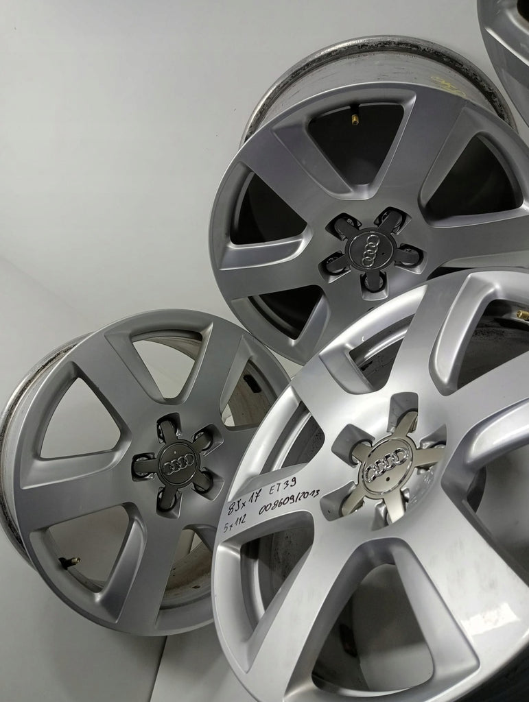4x Alufelge 17 Zoll 8.0" 5x112 39ET Audi Rim Wheel FEL7803991002uv
