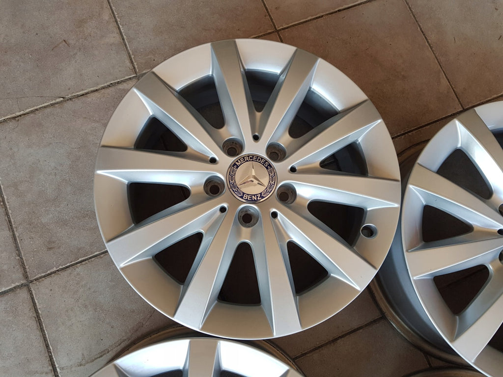 4x Alufelge 16 Zoll 6.5" 5x112 49ET A2464010202 Mercedes-Benz W245 W169 FEL1375381990sd
