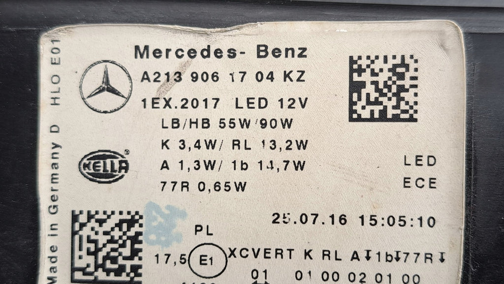 Frontscheinwerfer Mercedes-Benz W213 A2139061704KZ LED Links Headlight SCH4756103938sa