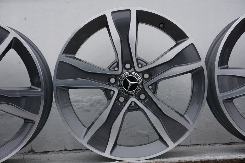 4x Alufelge 17 Zoll 7.0" 5x112 48 5ET 2054010800 Mercedes-Benz W205 Rim Wheel FEL7025218341po