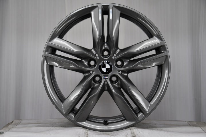 4x Alufelge 18 Zoll 7.5" 5x112 51ET Glanz Silber 7850456 BMW F48 Mg Rim Wheel FEL8123894480mi