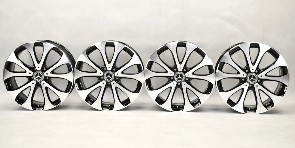 4x Alufelge 18 Zoll 8.0" 5x112 45ET Glanz Silber A2134011100 Mercedes-Benz W213 FEL5487811390bj
