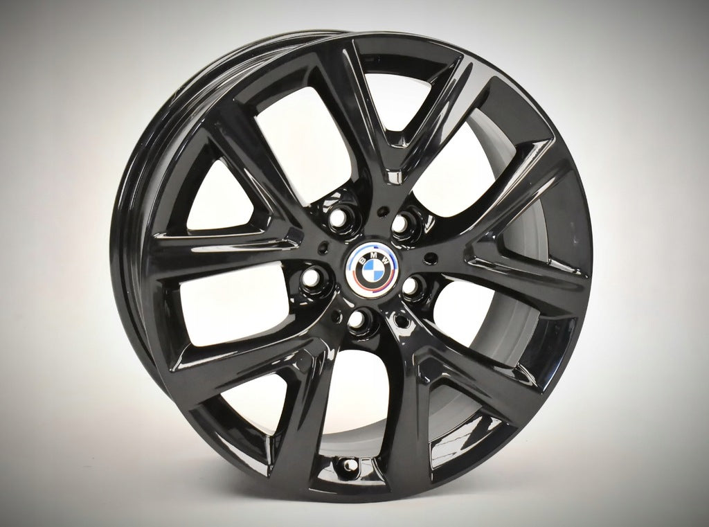 4x Alufelge 17 Zoll 6.5" 5x112 39ET Glanz Schwarz 6856076 BMW X2 F39 F48 FEL2933784910rb