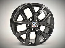 Laden Sie das Bild in den Galerie-Viewer, 4x Alufelge 17 Zoll 6.5" 5x112 39ET Glanz Schwarz 6856076 BMW X2 F39 F48 FEL2933784910rb