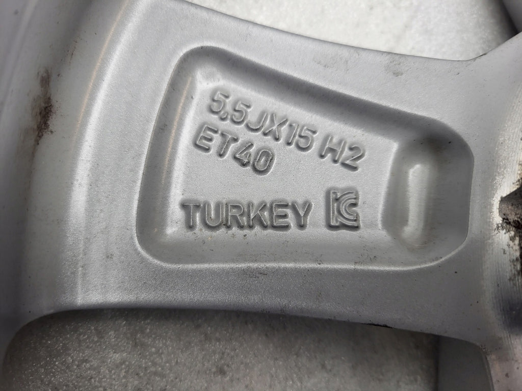 1x Alufelge 15 Zoll 5.5" 5x100 51ET Glanz Silber 6VA601025 Skoda Fabia Iv FEL2928352886qj