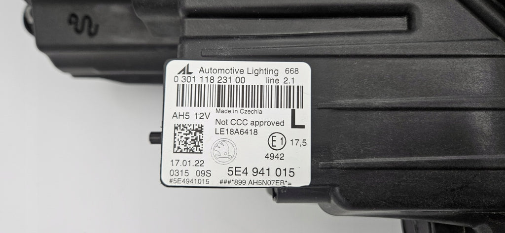 Frontscheinwerfer Skoda Octavia I 5E4941015 LED Links Scheinwerfer Headlight SCH2890684479qu