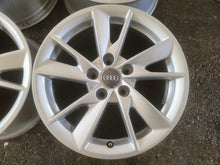 Load image into Gallery viewer, 4x Alufelge 16 Zoll 7.0" 5x112 35ET Glanz Silber 8W0601025 Audi A4 B8 Rim Wheel FEL4616345222dx