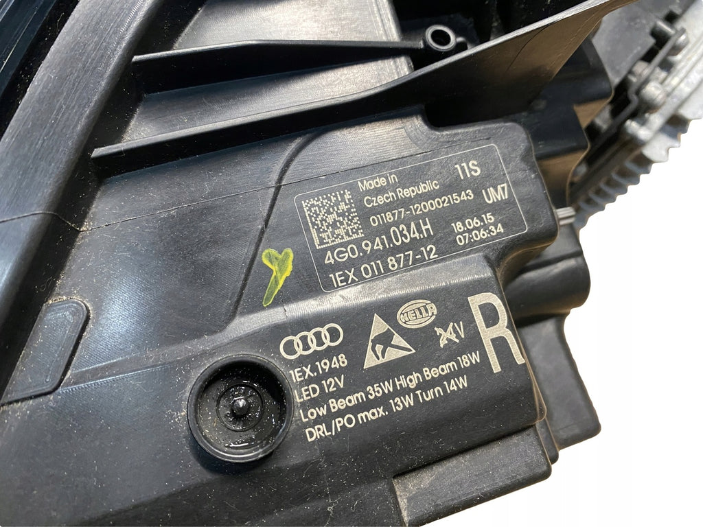 Frontscheinwerfer Audi A6 4G0941034H LED Rechts Scheinwerfer Headlight