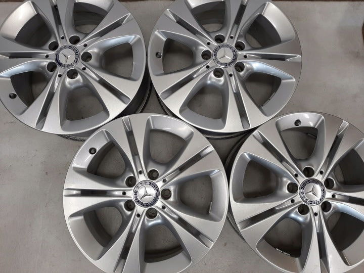 4x Alufelge 17 Zoll 7.0" 5x112 48 5ET A2054014300 Mercedes-Benz W205 Rim Wheel FEL2540894847ja