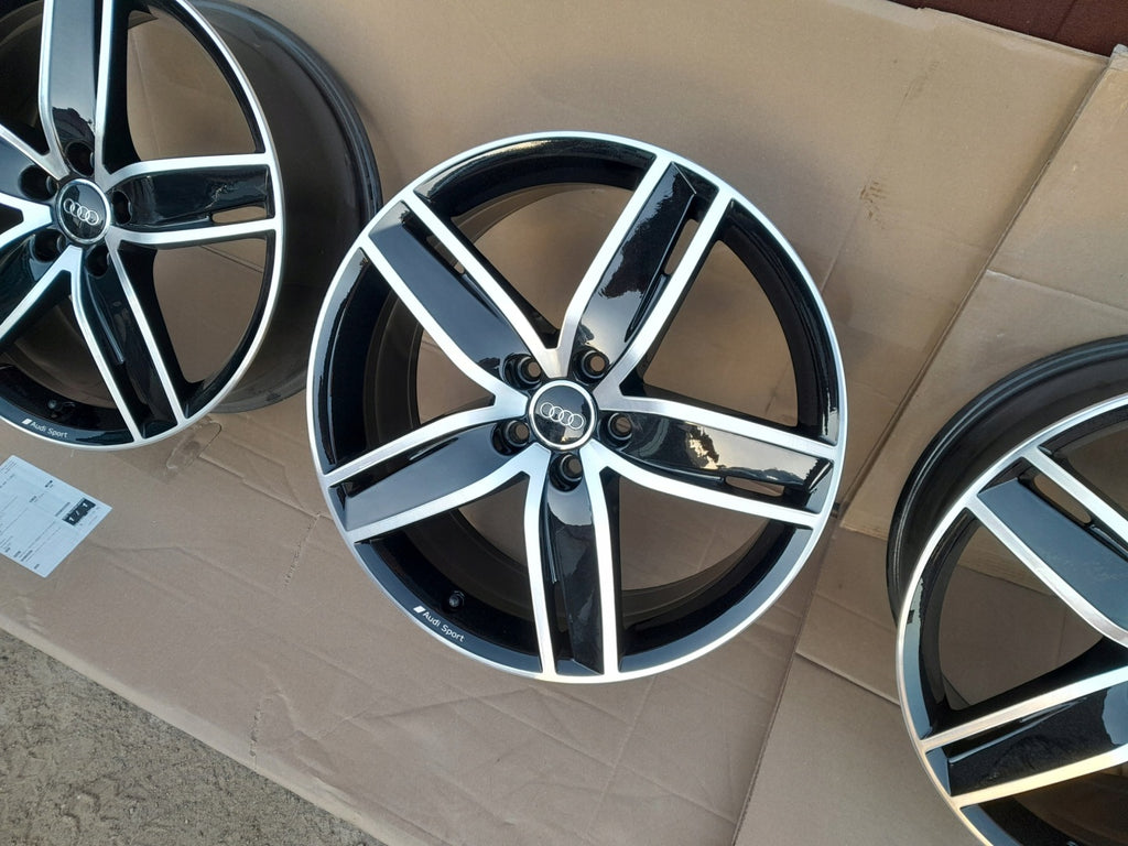 4x Alufelge 19 Zoll 8.0" 5x112 49ET Glanz Silber 8V0601025AS Audi A3 Mg FEL8822831345qy
