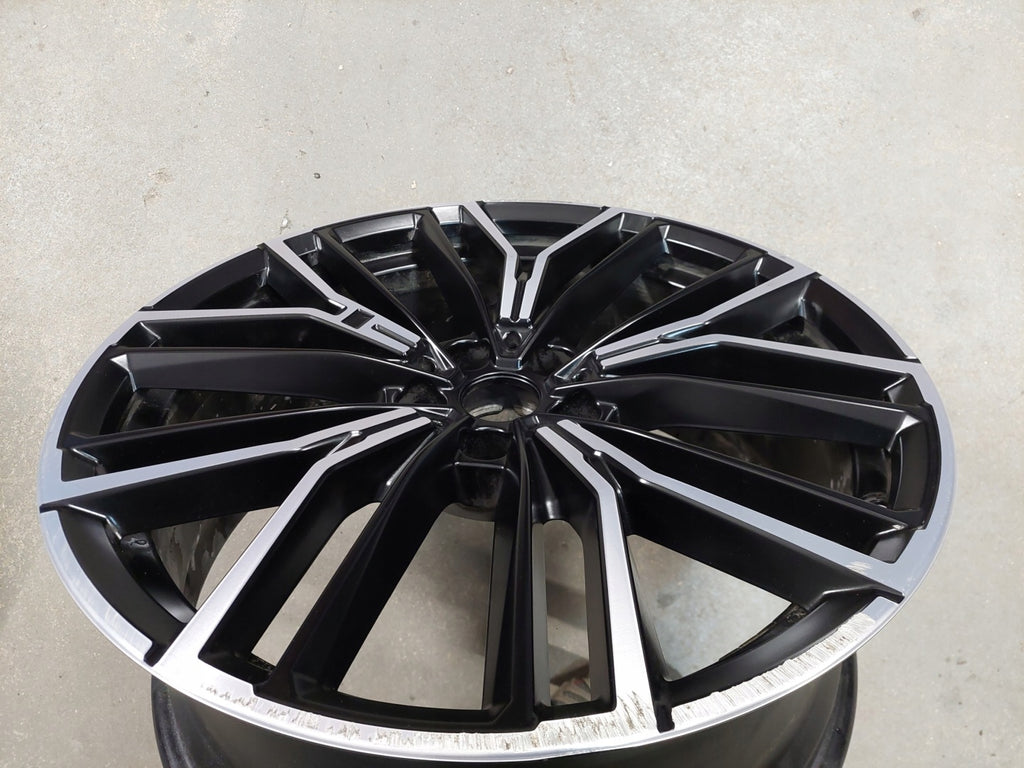 1x Alufelge 20 Zoll 9.0" 5x112 30ET Matt Schwarz 8747236 BMW Rim Wheel FEL3949307310rm
