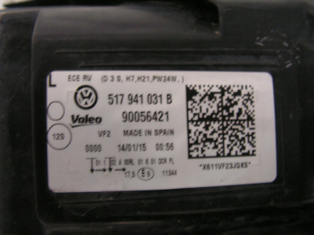 Frontscheinwerfer VW Sportsvan 517941031B Xenon Links Scheinwerfer Headlight SCH2289511780jt