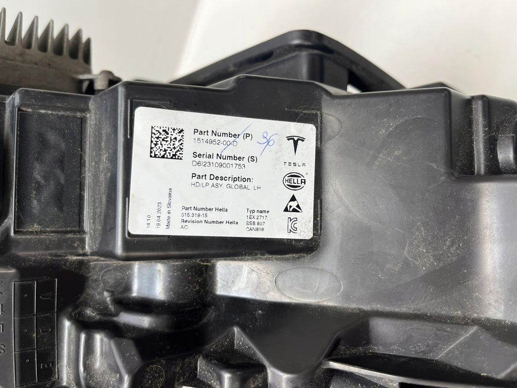 Frontscheinwerfer Tesla Model 3 1514952-00-D LED Links Scheinwerfer Headlight