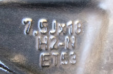 Load image into Gallery viewer, 1x Alufelge 18 Zoll 7.5" 5x112 53ET Glanz Schwarz A2474012700 Mercedes-Benz W247 FEL7701251102fv