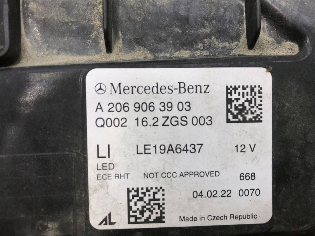 Frontscheinwerfer Mercedes-Benz A2069063903 Links Scheinwerfer Headlight SCH9609120523zi