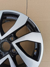 Load image into Gallery viewer, 1x Alufelge 15 Zoll 5.5&quot; 4x100 41ET Glanz Schwarz 1S0601025CE VW Saj Rim Wheel