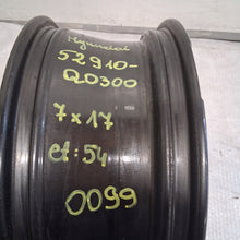 Load image into Gallery viewer, 1x Alufelge 17 Zoll 7.0" 5x114.3 54ET Glanz 52910-Q0300 Hyundai Ix35 Rim Wheel FEL8908668943et