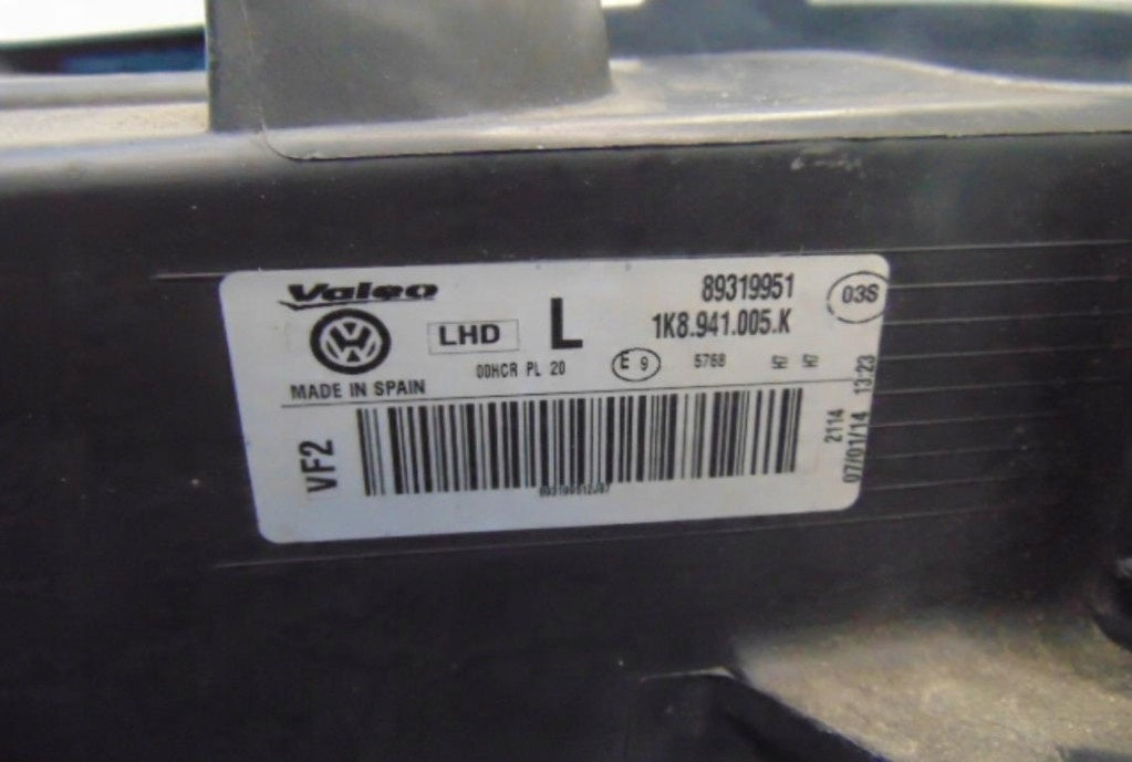 Frontscheinwerfer VW Scirocco 1K8941005 Links Scheinwerfer Headlight