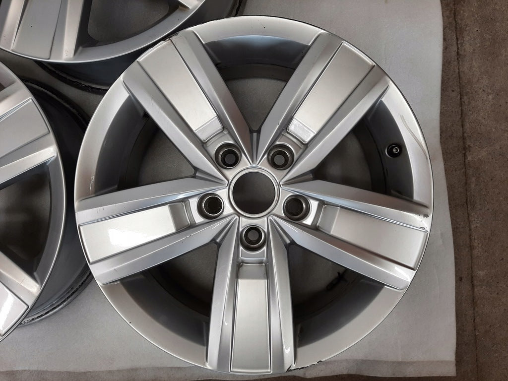 4x Alufelge 17 Zoll 7.0" 5x120 55ET Glanz Silber 7E0601025 VW Multivan Rim Wheel FEL9750489747zd