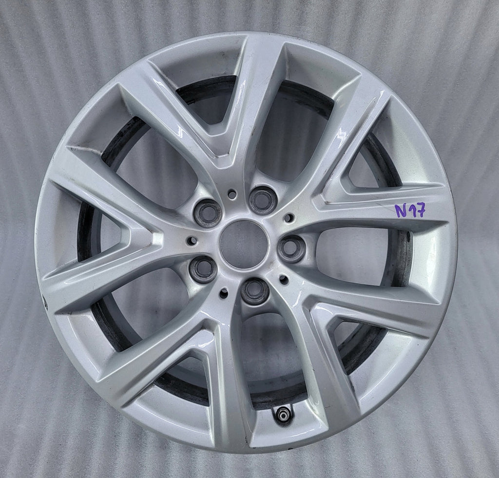 1x Alufelge 17 Zoll 6.5" 5x112 39ET Glanz Silber 6856076 BMW X2 F39 F48 FEL9278302408bn