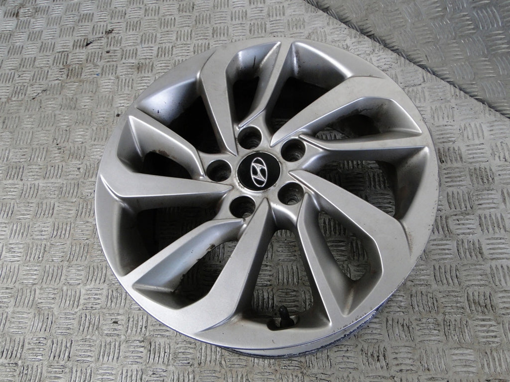 1x Alufelge 17 Zoll 7.0" 5x114.3 51ET Glanz Silber 52910-D3210 Hyundai Tucson FEL7434188480ea