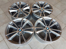 Load image into Gallery viewer, 4x Alufelge 17 Zoll 7.5" 5x112 27ET Glanz Grau 6863417 BMW G31 G21 G30 G20 Mg 5 FEL5976003271ww