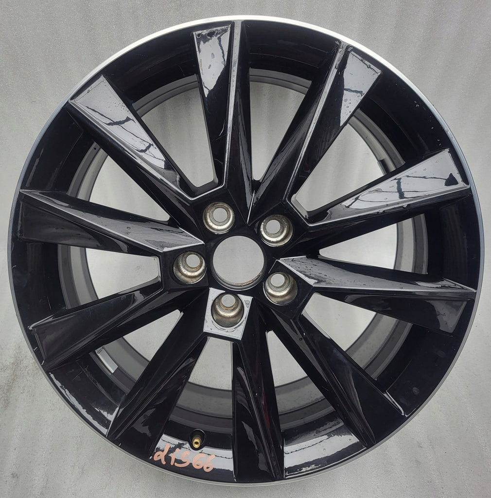 1x Alufelge 17 Zoll 7.0" 5x100 46ET Glanz Schwarz 5JJ601025D Skoda Rapid FEL9135780153fe