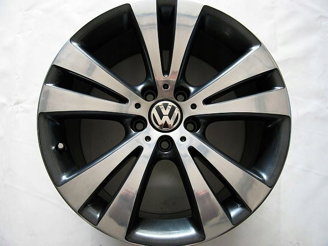 1x Alufelge 18 Zoll 8.0" 5x112 44ET Glanz Graphit 3C0601025 Mg Passat Rim Wheel
