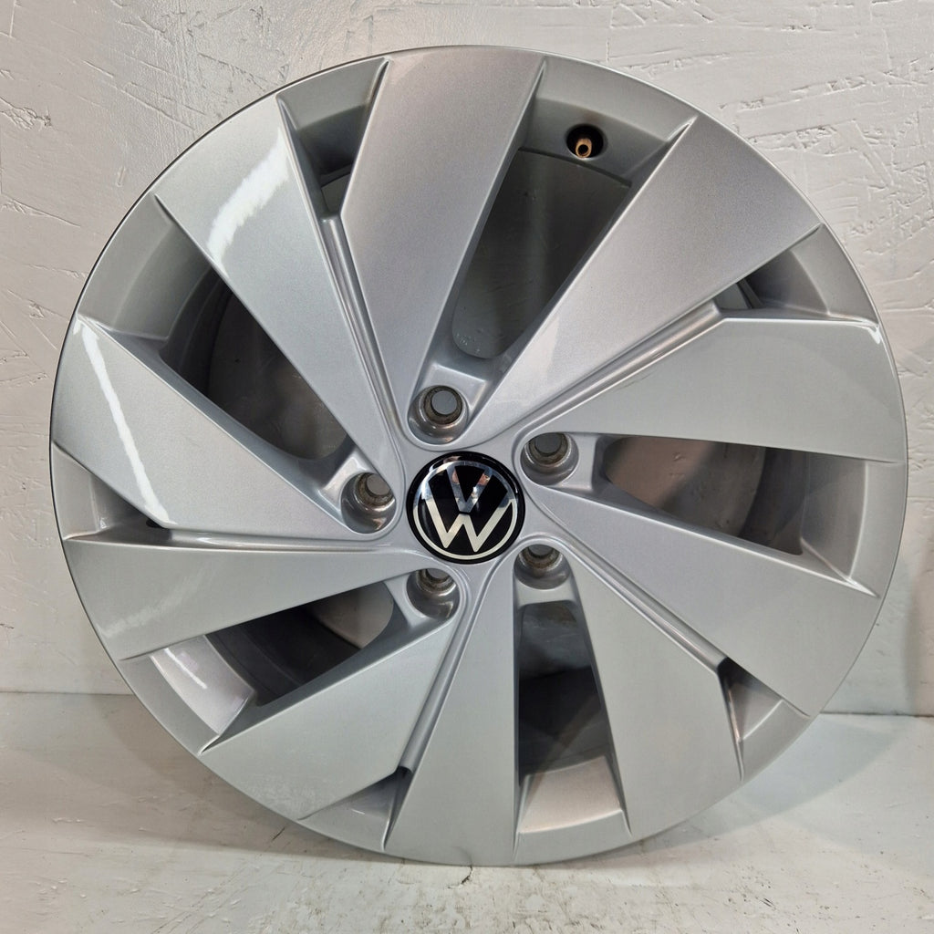 4x Alufelge 17 Zoll 6.5" 5x112 46ET Glanz Silber 5H0601025B VW I Rim Wheel FEL8871597977bj