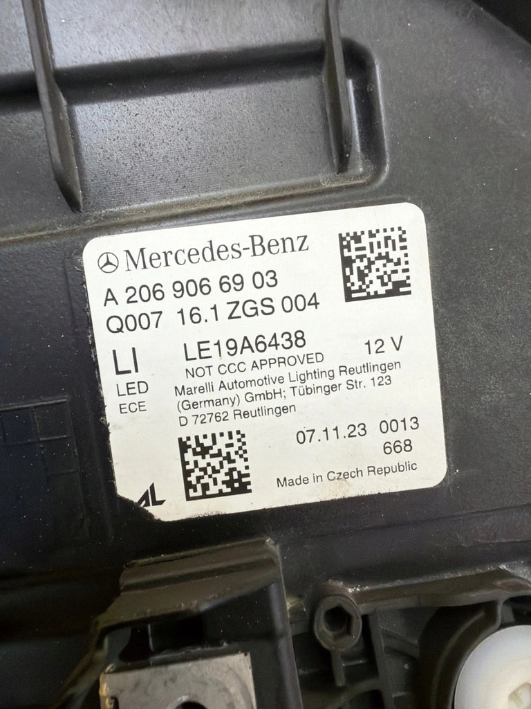 Frontscheinwerfer Mercedes-Benz W206 S206 A2069066903 LED Links Headlight SCH5554759138qx