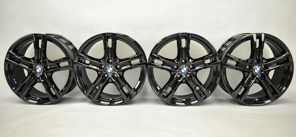 4x Alufelge 18 Zoll 8.0" 5x112 57ET Glanz Schwarz 8092352 BMW F44 1 F40 FEL4537053050ge
