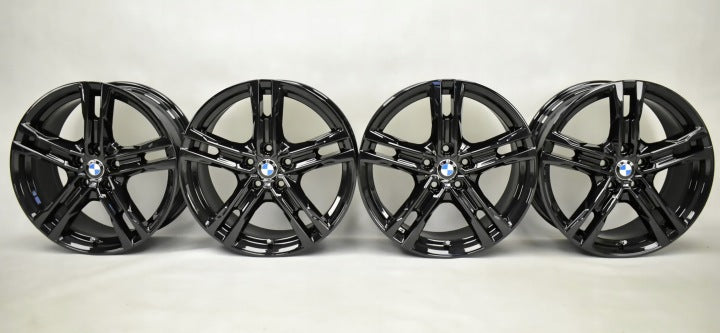 4x Alufelge 18 Zoll 8.0" 5x112 57ET Glanz Schwarz 8092352 BMW F44 1 F40 FEL4537053050ge
