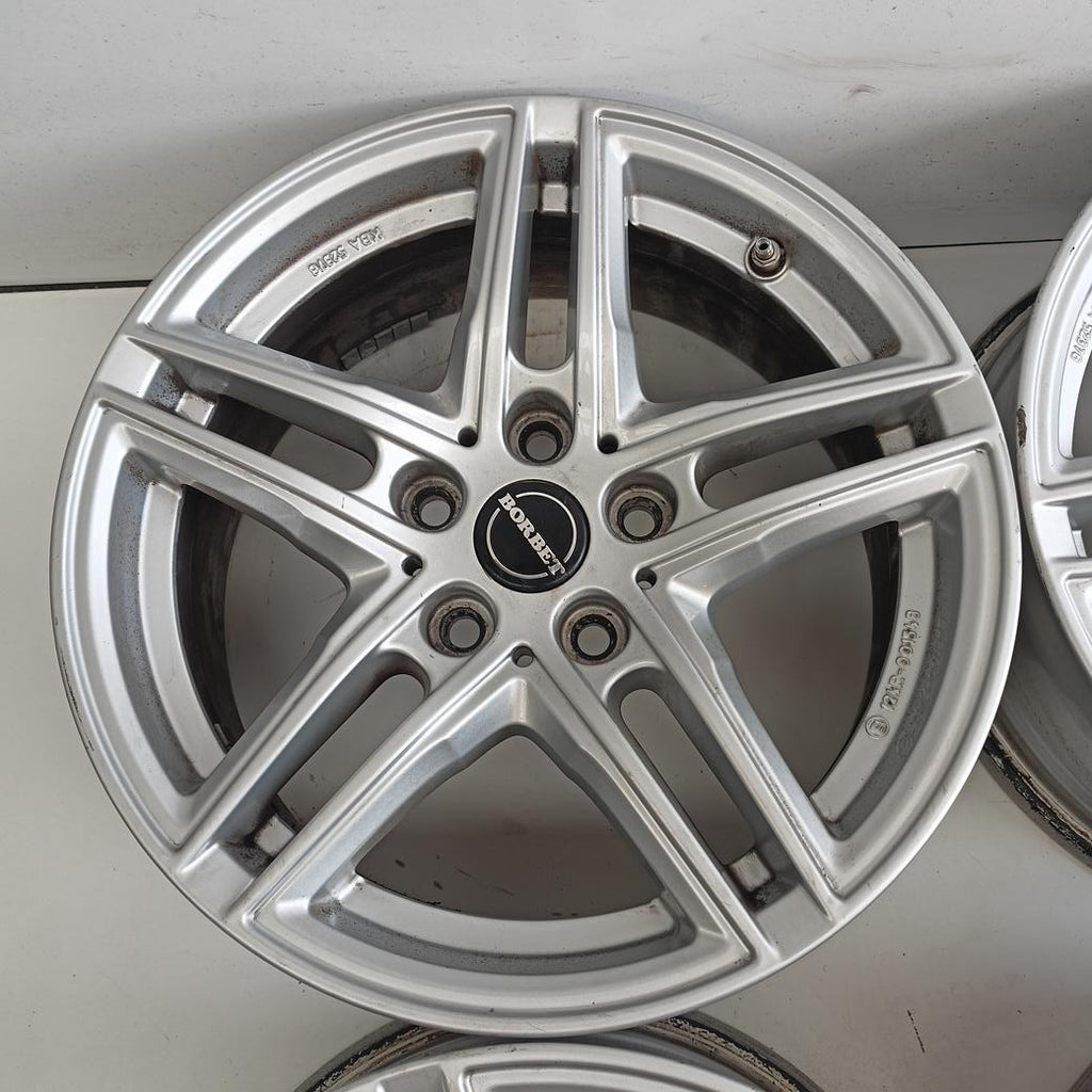 4x Alufelge 16 Zoll 6.5" 5x112 22ET Glanz Silber BMW 3 G21 G20 Rim Wheel FEL9582972447qk