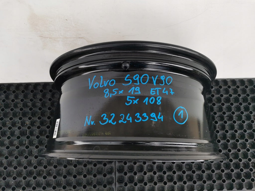 1x Alufelge 19 Zoll 8.5" 5x108 47ET 32243394 Volvo S90 V90 Rim Wheel FEL4488691890cg