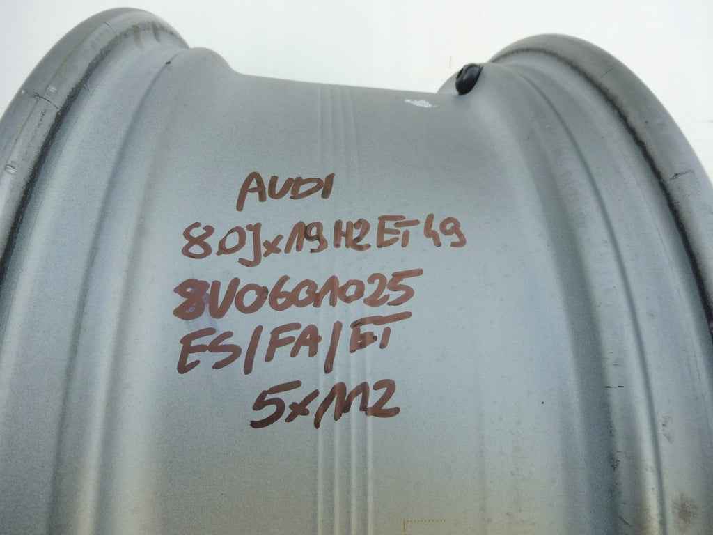 1x Alufelge 19 Zoll 8.0" 5x112 49ET 8V0601025ET Audi Rim Wheel FEL6001411817cp