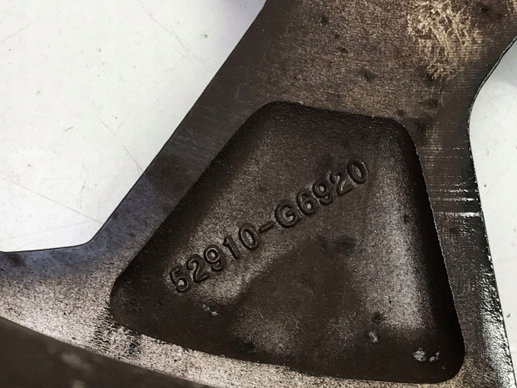 1x Alufelge 16 Zoll 6.5" 4x100 51ET Glanz Schwarz 52910-G6920 Kia Picanto FEL6040355549fp