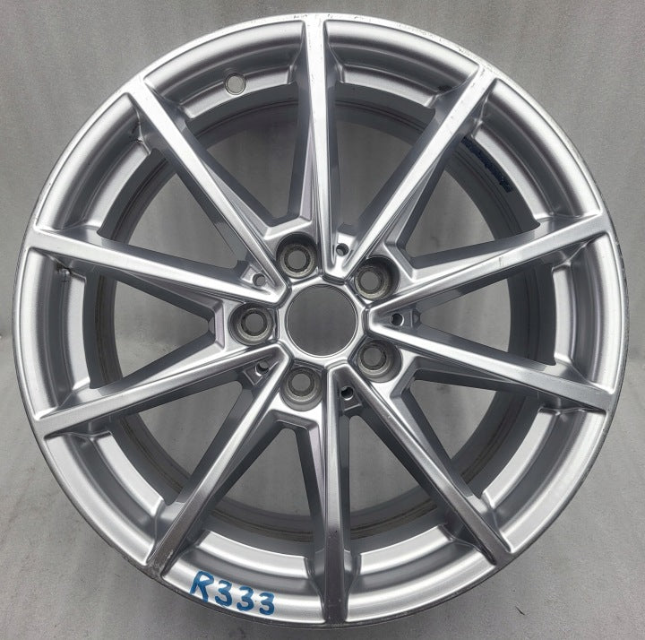1x Alufelge 17 Zoll 7.5" 5x112 30ET Glanz Silber 6896762 BMW I4 G26 Rim Wheel FEL8465341368nw