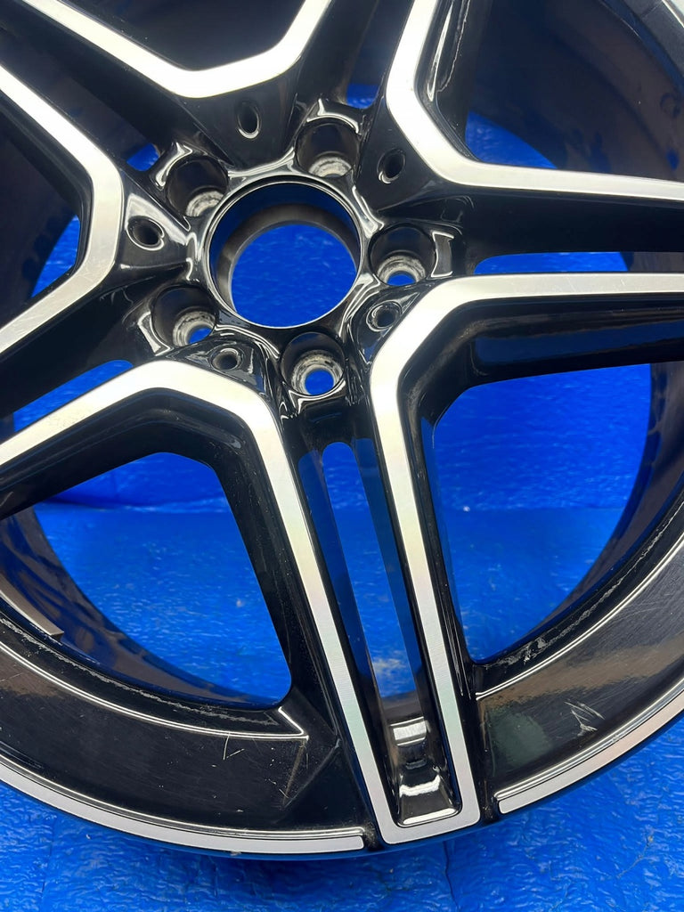 1x Alufelge 19 Zoll 7.5" 5x112 53ET Glanz Schwarz A2474011500 Mercedes-Benz W247 FEL9007398172gd