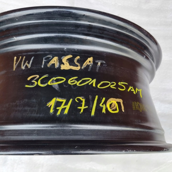 1x Alufelge 17 Zoll 7.0" 5x112 40ET Glanz Schwarz 3C0601025AM VW Passat B8 FEL5174894405ix