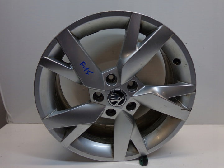 1x Alufelge 17 Zoll 7.0" 5x112 5E3601025 Skoda Octavia 5e3 Iv Rim Wheel FEL9319916757vy