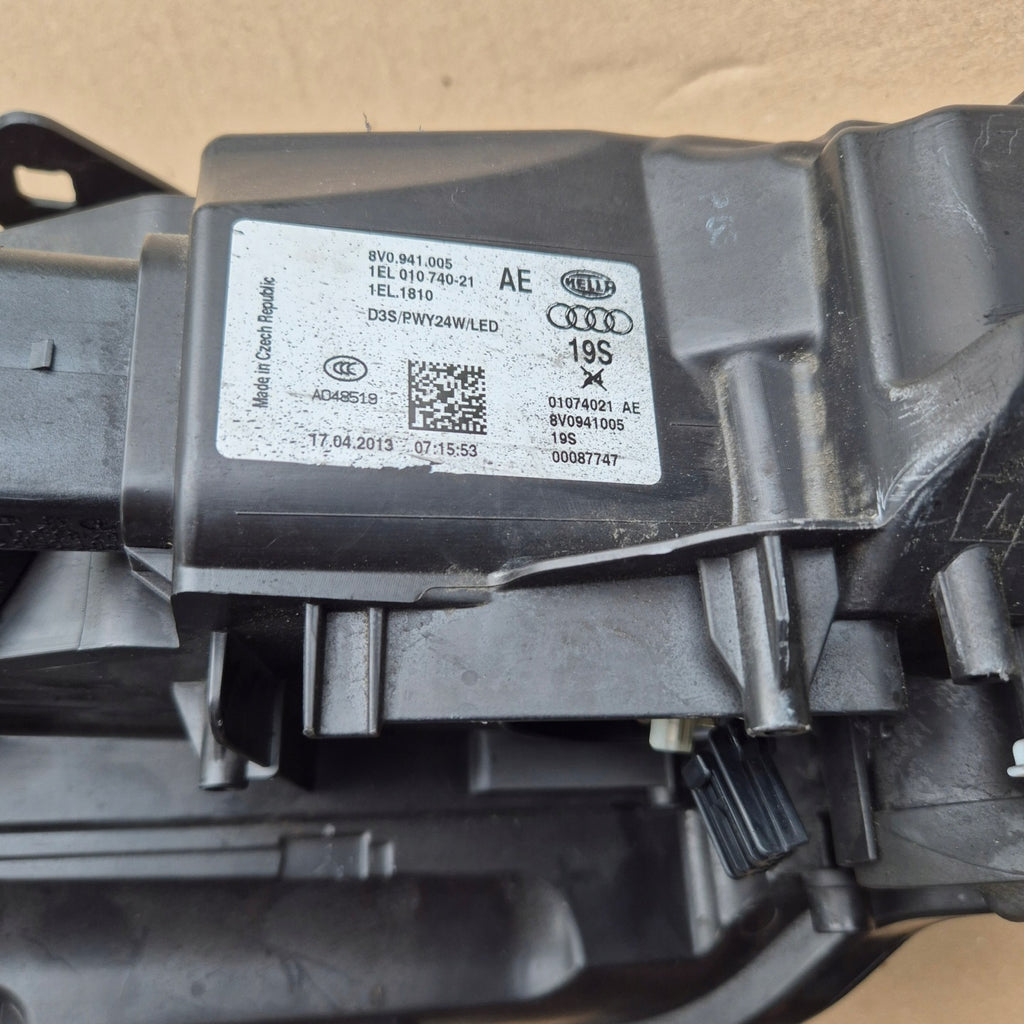 Frontscheinwerfer Audi A3 8V0941005 Links Scheinwerfer Headlight SCH8909589547rx