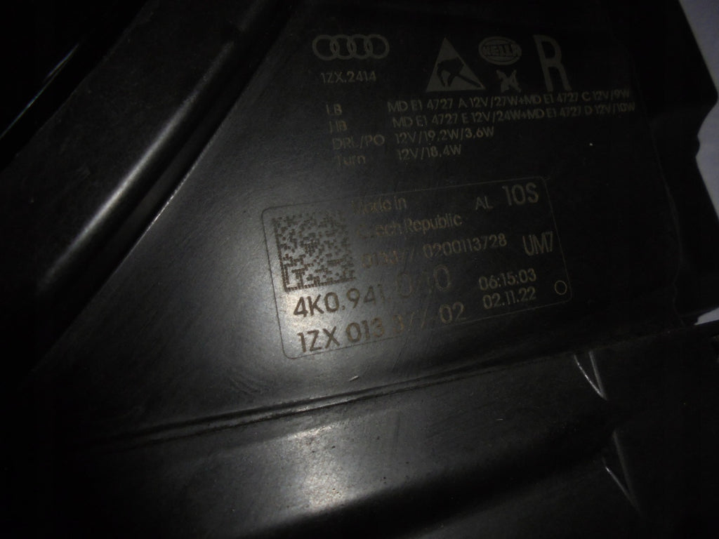 Frontscheinwerfer Audi A6 C8 4K0941040 LED Rechts Scheinwerfer Headlight SCH9997678101fy