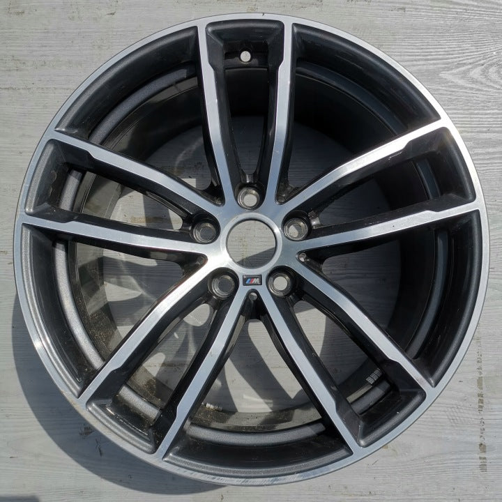 1x Alufelge 18 Zoll 9.0" 5x112 44ET Glanz Grau 8093406 BMW 5 G31 G30 Mg FEL2239168689vt