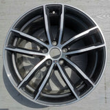 1x Alufelge 18 Zoll 9.0" 5x112 44ET Glanz Grau 8093406 BMW 5 G31 G30 Mg