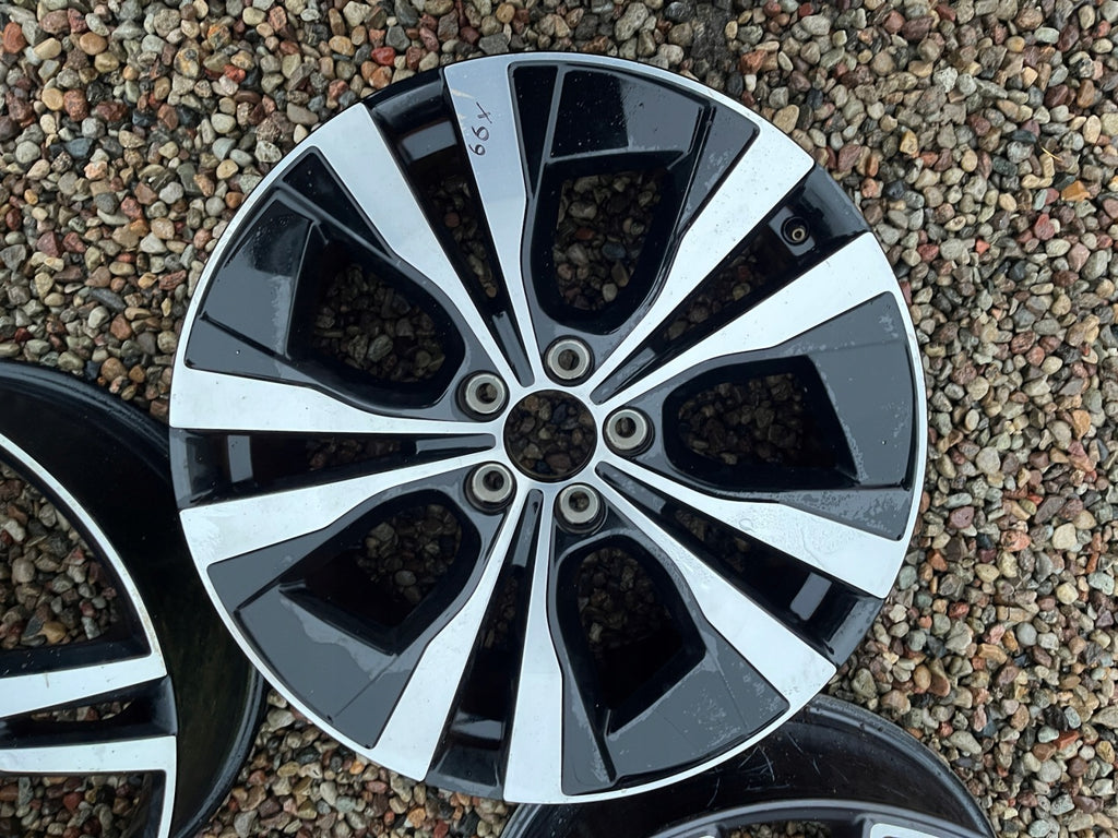 1x Alufelge 18 Zoll 7.5" 5x108 50 5ET Glanz Schwarz 32209452 Volvo Rim Wheel FEL3974646474cr