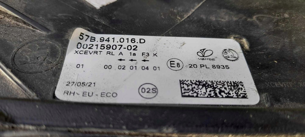 Frontscheinwerfer Skoda Karoq 57B941016D 7P5941591AJ LED Rechts Headlight SCH8935996832zq
