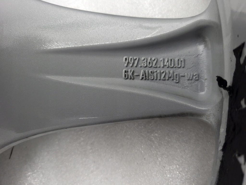 1x Alufelge 18 Zoll 10.0" 5x130 58ET Glanz Silber 99736214001 Porsche 911 997 FEL3467051833ri