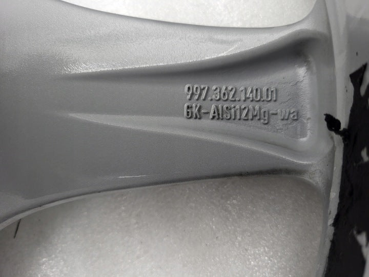 1x Alufelge 18 Zoll 10.0" 5x130 58ET Glanz Silber 99736214001 Porsche 911 997 FEL3467051833ri